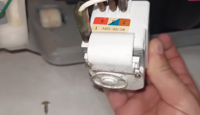 Appliance capacitor replaced during an in-home repair call in Spartanburg County